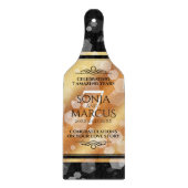 Planche À Découper Élégante 7ème anniversaire du Mariage de cuivre (Devant)