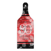 Planche À Découper Elégante 80ème anniversaire du Mariage de Ruby (Devant)