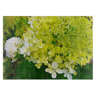 Planche À Découper Élégante Chartreuse Vert Limelight Hydrangea