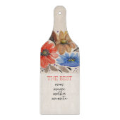 Planche À Découper Elégante couleur pastel en terre cuite (Devant)