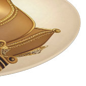 Planche À Découper Elégante Couronne d'or (Coin)