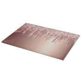 Planche À Découper Elégante élégante rose cuivre gouttes parties scin (Coin)