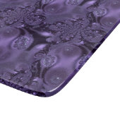 Planche À Découper Élégante étincelle Royale Purple Liquide (Coin)