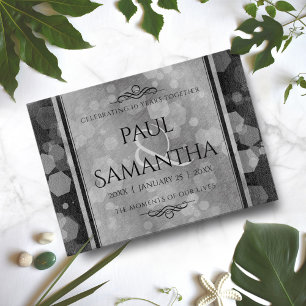 Planche À Découper Élégante fête du 10e anniversaire du Mariage de Ti