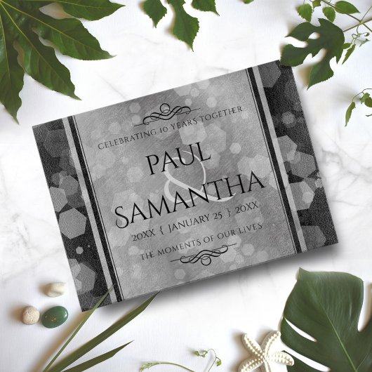 Planche À Découper Élégante fête du 10e anniversaire du Mariage de Ti