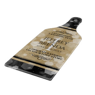 Planche À Découper Élégante fête du 1er anniversaire du Mariage de pa