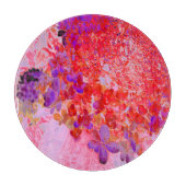 Planche À Découper Élégante Hydrangée violette et orange Limelight (Devant)