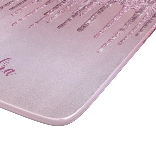 Planche À Découper Elégante parties scintillant élégante en or rose r (Coin)