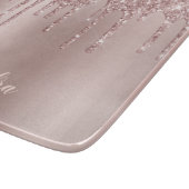 Planche À Découper Elégante parties scintillant en or rose en cuivre (Coin)