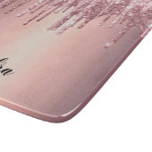 Planche À Découper Elégante parties scintillant en or rose en cuivre  (Coin)