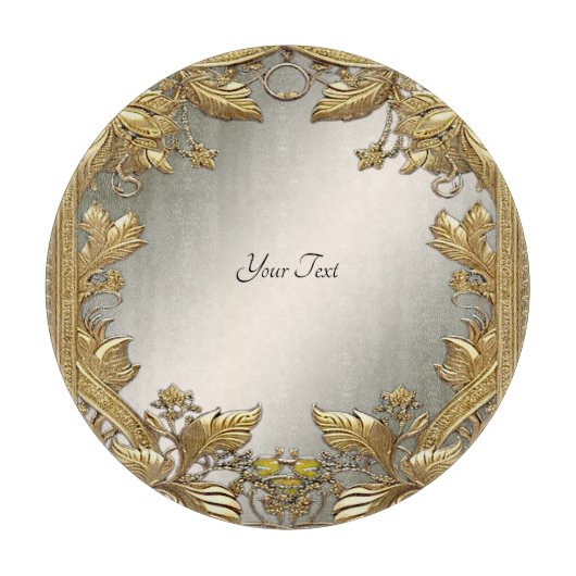 Planche À Découper Elégante Planche Décorative Or (Devant)