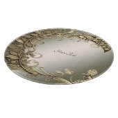 Planche À Découper Élégante table décorative or moderne (Coin)