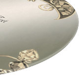 Planche À Découper Élégante table décorative or moderne (Coin)