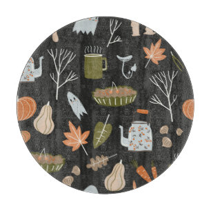 Planche À Découper Eléments Chaleureux : Chaleureux Motif.