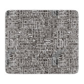 Planche À Découper Éléments chimiques (Devant)