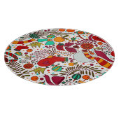 Planche À Découper Éléments de Noël festifs Design sans couture (Coin)