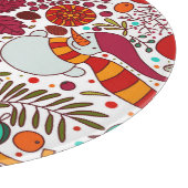 Planche À Découper Éléments de Noël festifs Design sans couture (Coin)