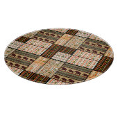 Planche À Découper Eléphants de Patchwork : Texture ornementale (Coin)