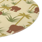 Planche À Découper Éléphants Et Palmiers Au Camouflage (Coin)