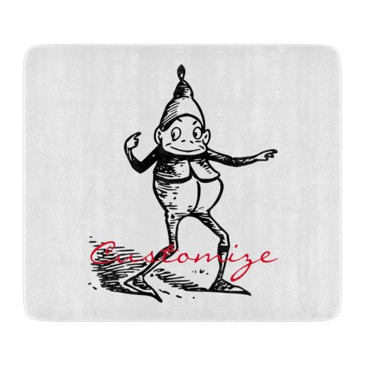 Planche À Découper Elf Gnome Thunder_Cove (Devant)