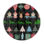 Planche À Découper Elfes de Noël et plus (Devant)