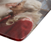 Planche À Découper Embrasser M. et Mme Père Noël (Coin)