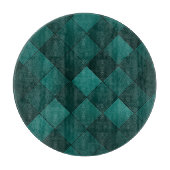 Planche À Découper Emerald Tile Pattern – Modern Luxury (Devant)