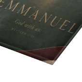 Planche À Découper EMMANUEL | Matthieu 1:23 Chrétien (Coin)