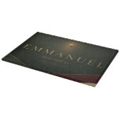 Planche À Découper EMMANUEL | Matthieu 1:23 Chrétien (Coin)
