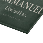 Planche À Découper EMMANUEL | Matthieu 1:23 | Noël (Coin)