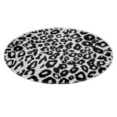 Planche À Découper Empreinte de léopard noir et blanc (Coin)