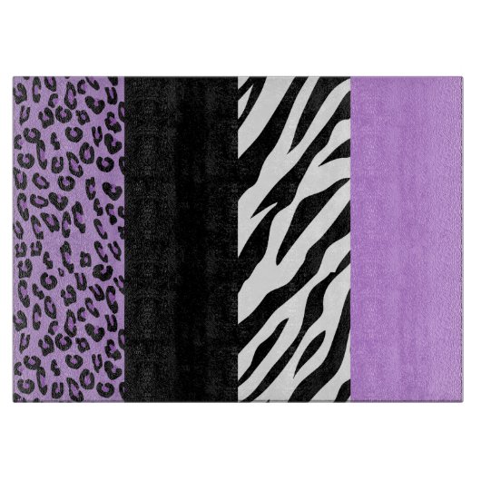 Planche À Découper Empreinte de léopard, Zebra Print, Poster de anima (Devant)