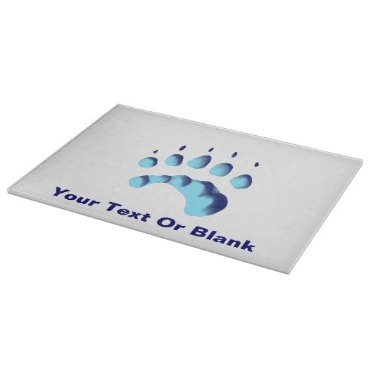 Planche À Découper Empreinte de patte d'ours polaire (Coin)