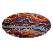 Planche à découper en agate polie (Coin)