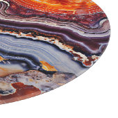Planche à découper en agate polie (Coin)
