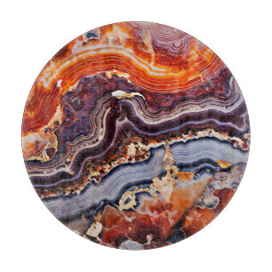 Planche à découper en agate polie