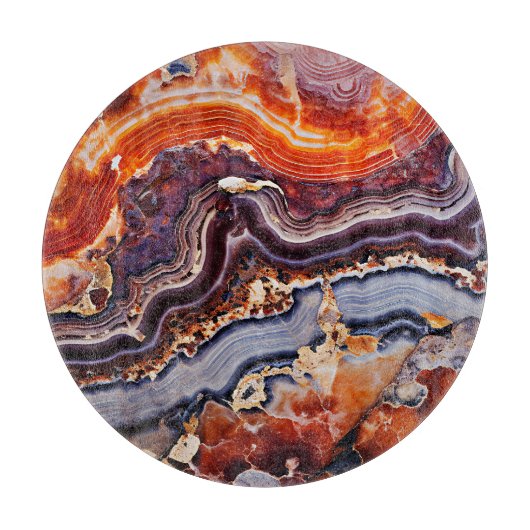 Planche à découper en agate polie (Devant)
