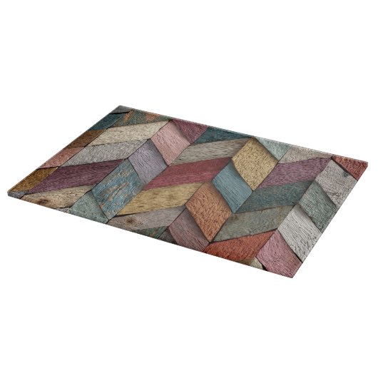 Planche à découper en bois peint (Coin)