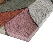 Planche à découper en bois peint (Coin)