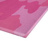Planche à découper en camouflage rose chaud (Coin)