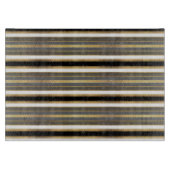 Planche à découper en dentelle noire, blanche et o (Devant)