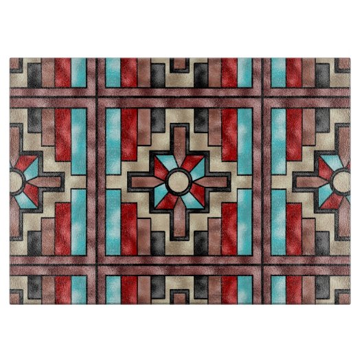 planche à découper en faux vitrail du sud-ouest (Devant)