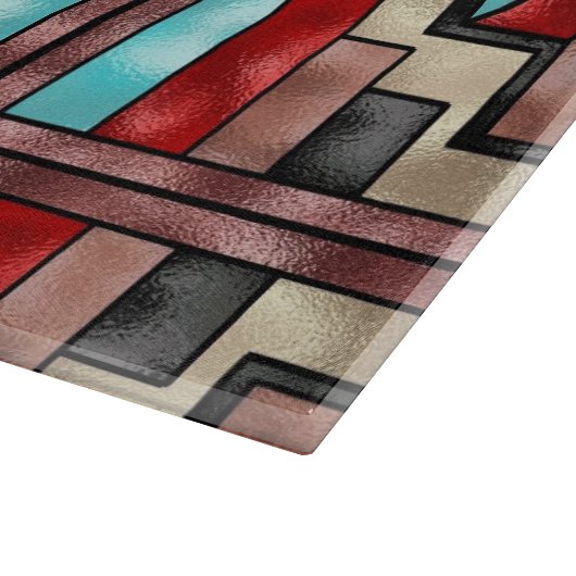 planche à découper en faux vitrail du sud-ouest (Coin)