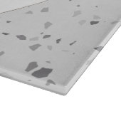 Planche à découper en granit gris sur mesure (Coin)