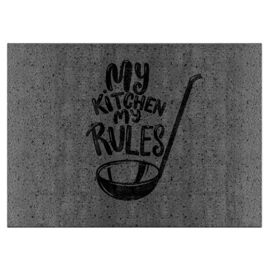 Planche à découper en granit gris sur mesure (Devant)