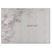 Planche à découper en ivoire rose (Devant)