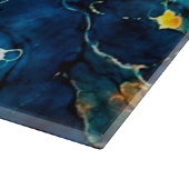 Planche à découper en marbre turquoise (Coin)