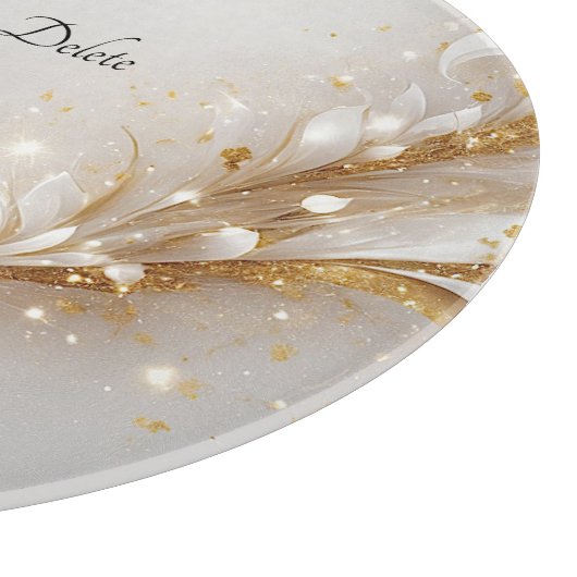 Planche à découper en or blanc (Coin)