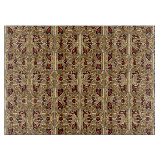 Planche à découper en pierre rouge (Devant)