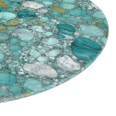 Planche à découper en pierre turquoise (Coin)